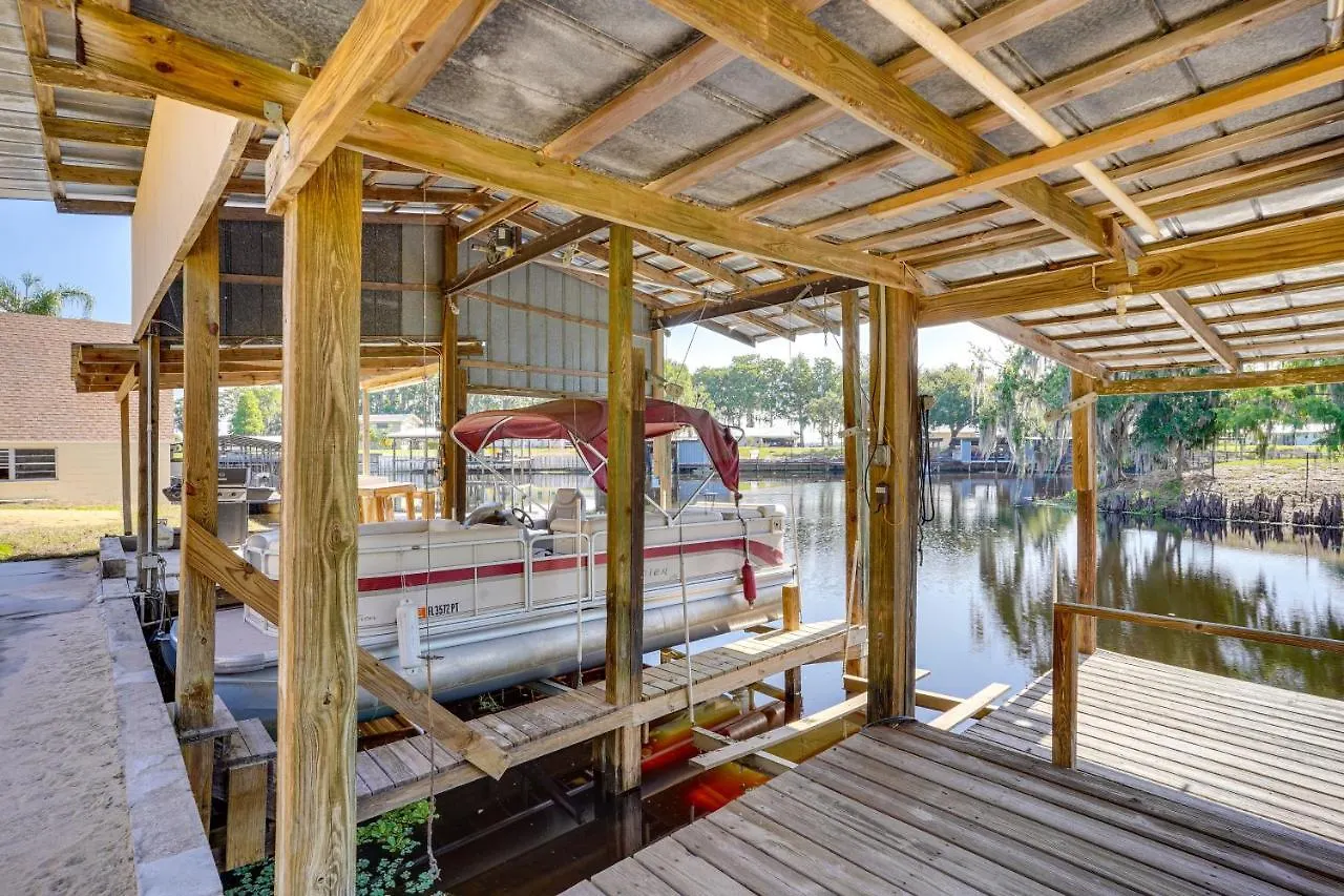 Waterfront Florida Vacation Rental With Dock And Grill Davenport